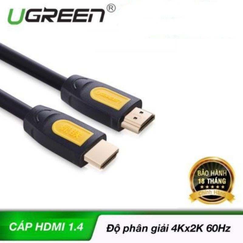 Cáp HDMI dài 10M Ugreen 10170 cao cấp hỗ trợ full HD, 2k, 4k - Hàng Chính Hãng Bảo Hành 18 Tháng