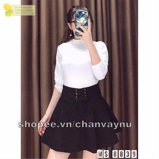 Chân váy eo đan dây mt178