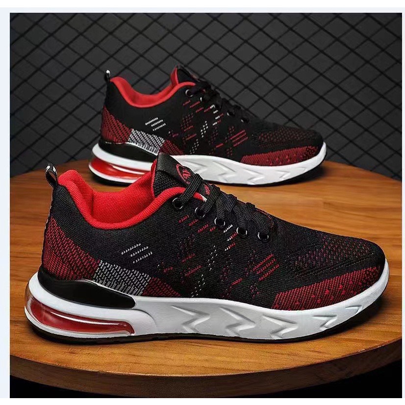 (Có 2 Màu) Giày sneaker nam đế đệm khí kẻ chấm bi siêu chất