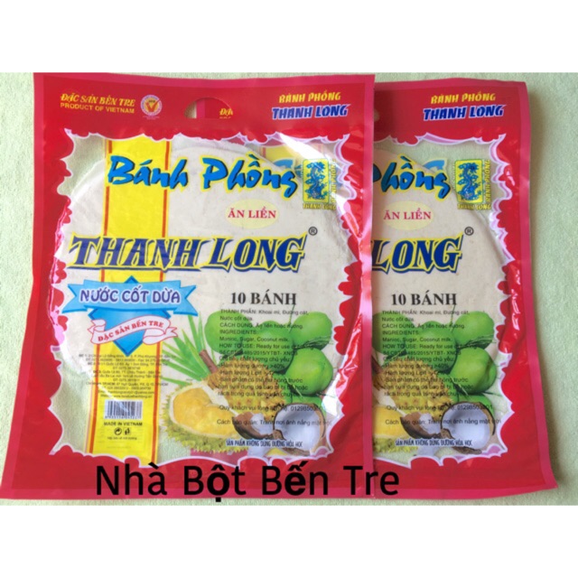 Bánh tráng sữa nước cốt dừa Thanh Long - Đặc sản Bến Tre