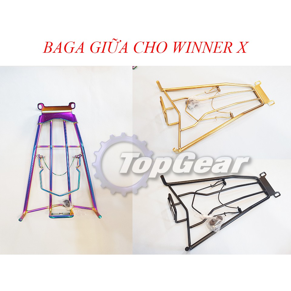 Baga giữa cho Winner X - Inox, 7 Màu, Vàng, Đen &lt;TOPGEAR&gt;