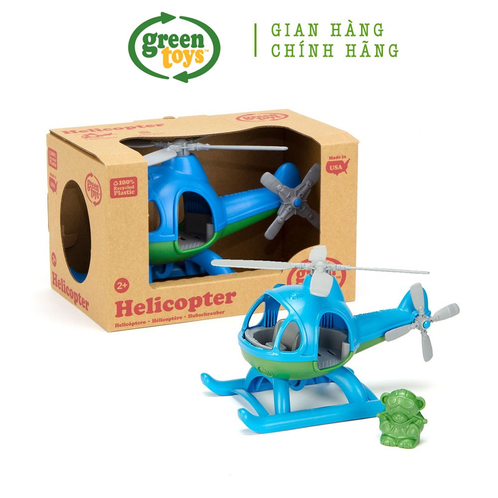 Đồ chơi máy bay trực thăng Green Toys - Xanh dương