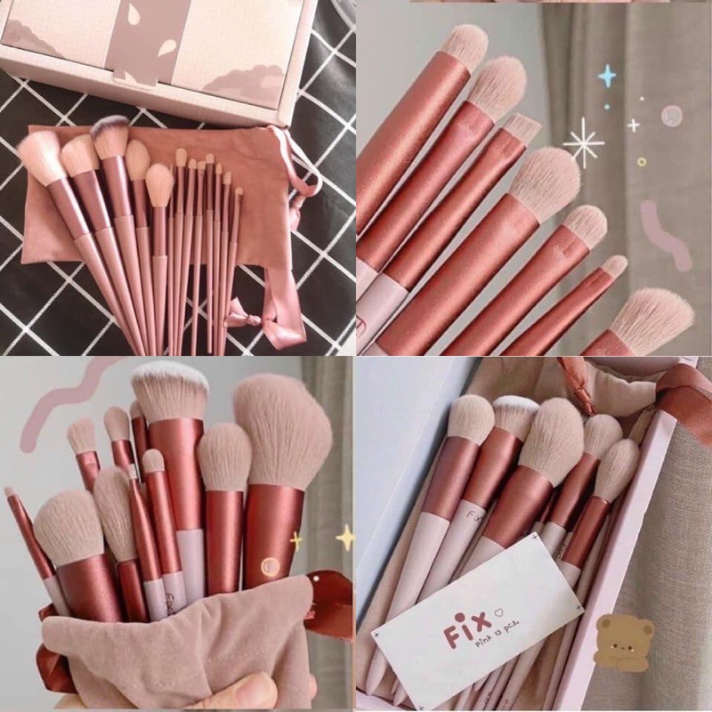 Cọ trang điểm🔸Bộ cọ makeup fix 8 món full box