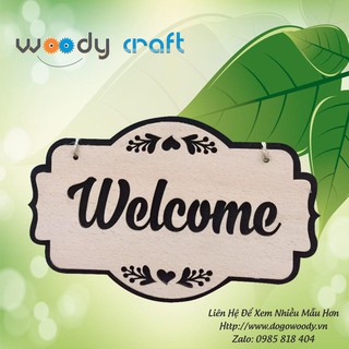 Bảng Welcome - Bảng Busy - Bảng Gỗ