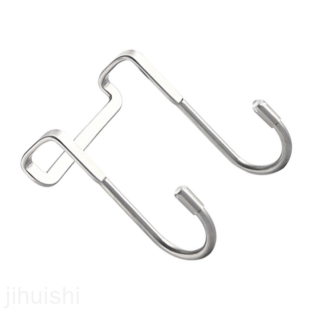Móc Treo Áo Khoác Bằng Thép Không Gỉ 304 Hình Chữ S Gắn Sau Lưng Cửa Nhà Bếp / Phòng Tắm