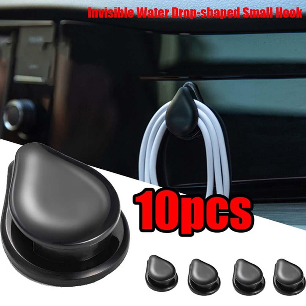 Móc Treo Đồ Mini Hình Giọt Nước Đa Năng Tự Dính Trang Trí Nội Thất Xe Hơi