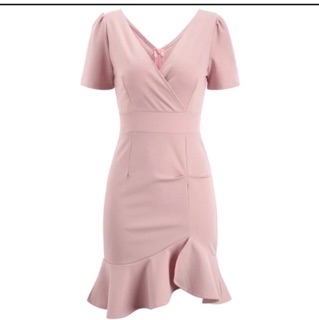 [CÓ SẴN, ẢNH THẬT] (CUAO DRESS) Đầm hồng ôm body