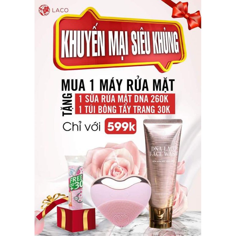 Máy  Rửa  Mặt  Lacolucxury Sạch Sâu,Xóa Nhăn,Nâng Cơ Mặt | BigBuy360 - bigbuy360.vn