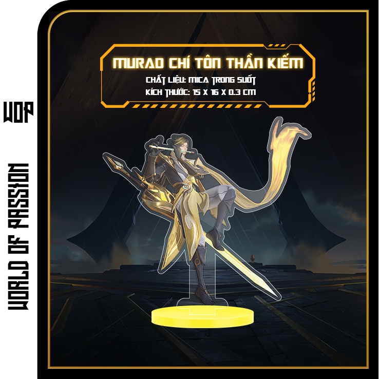 Mô Hình Nhân Vật Murad Chí Tôn Thần Kiếm Trong Game Liên Quân Mobile