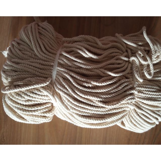 1kg Sợi macrame ❤️FREESHIP❤️ sợi đều màu sợi thừng cotton dây tết macrame dây thừng làm thủ công