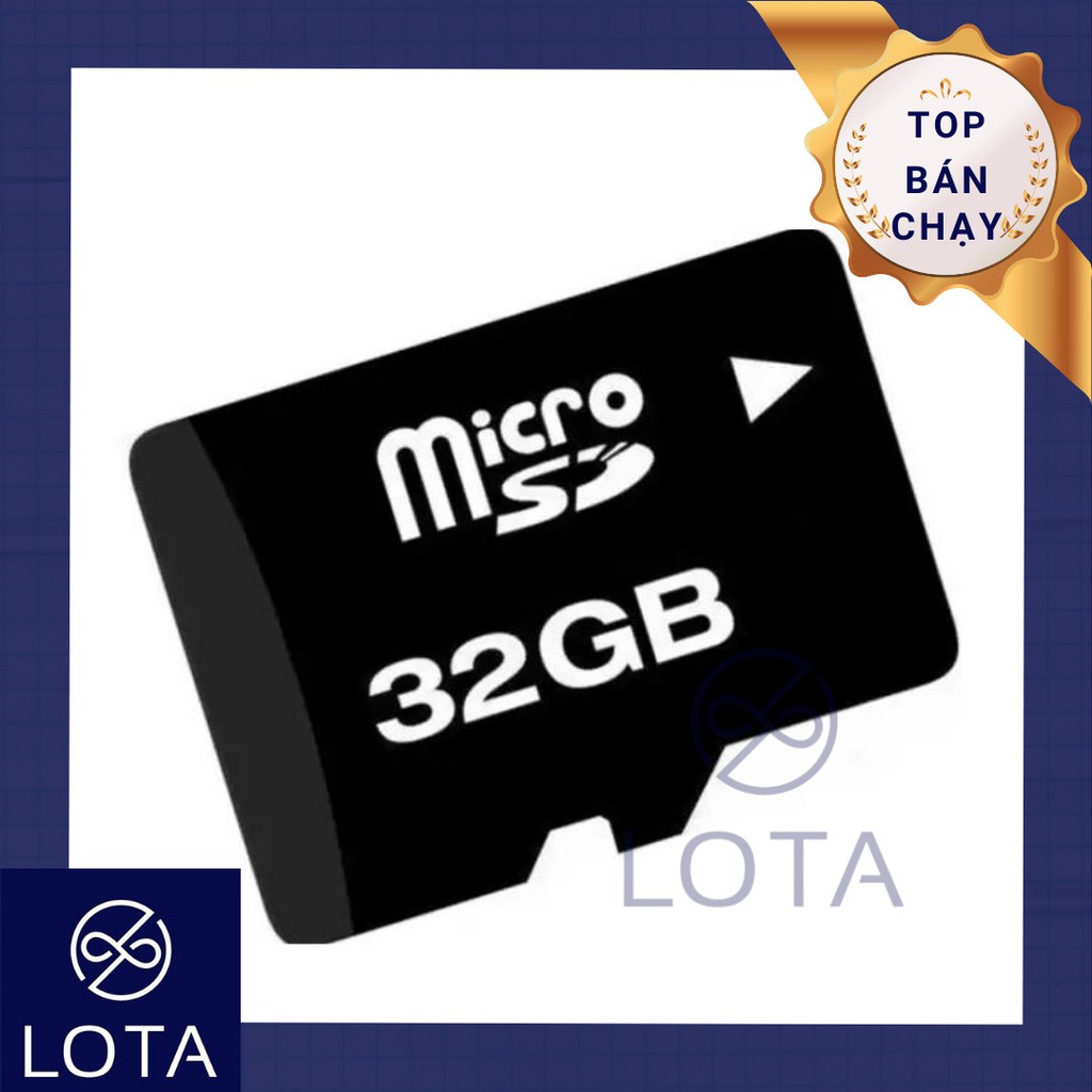 THẺ NHỚ MICRO SD 32GB, memory card 32 gb 32 gygabyte, dùng cho camera điện thoại tablet tốt xịn cao cấp, dung lượng lớn
