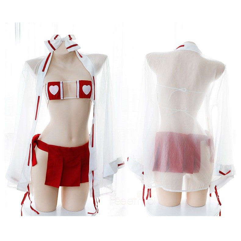 Váy ngủ 💝 Free ship 💝 Cosplay y tá kèm choàng sexy | BigBuy360 - bigbuy360.vn