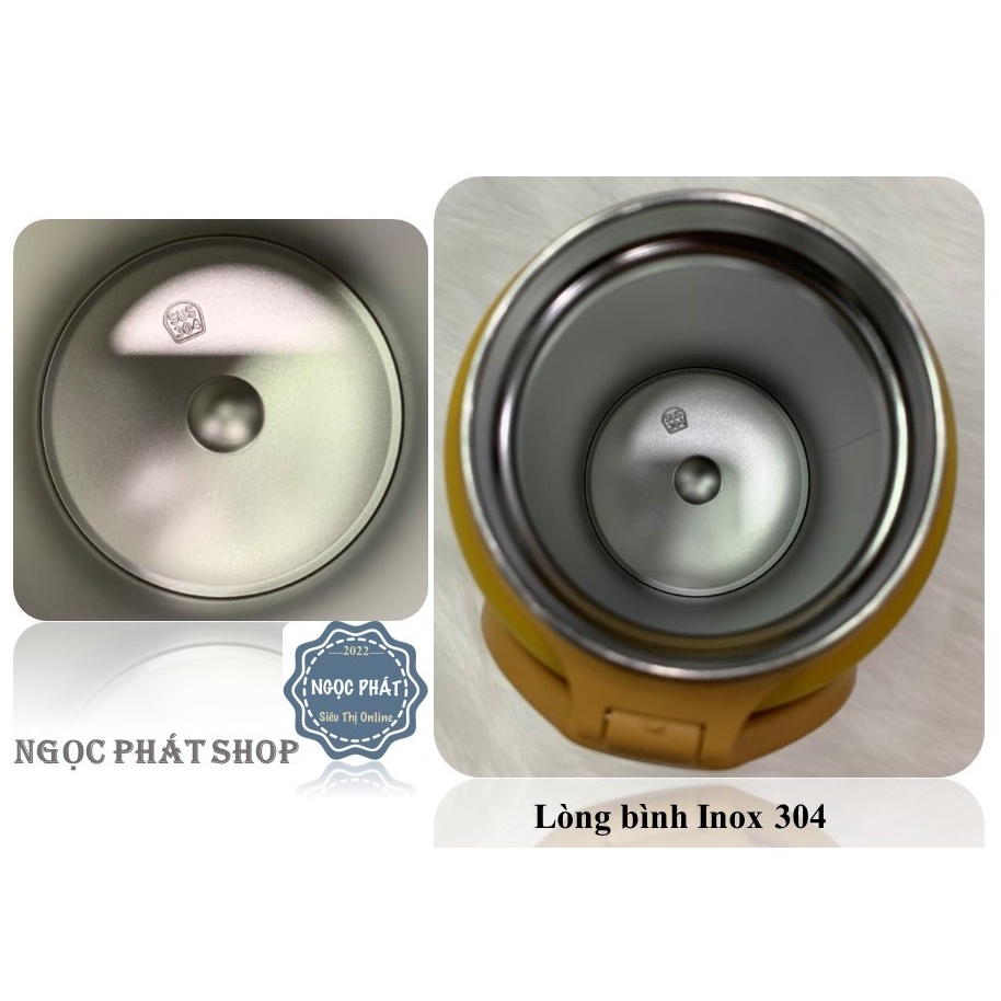 Bình giữ nhiệt BAOL WL32_ 1280ml inox 304 màu Vàng cao cấp [Hàng chuẩn loại 1]