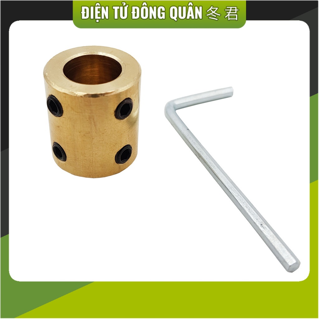 Khớp nối trục cứng các loại 6mm-8mm, 6mm-10mm, 8mm-8mm, 8mm-10mm, 8mm-12mm, 10mm-10mm, 10mm-12mm