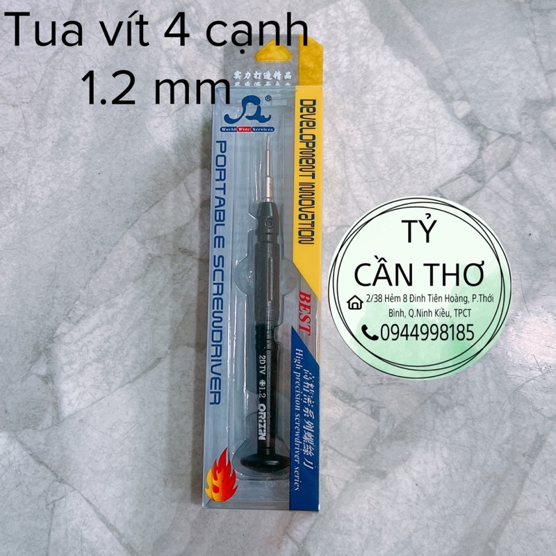 Tua vít chuyên dụng sửa điện thoại các loại 0.6 mm, 0.8 mm, 1.2 mm, 1.5 mm