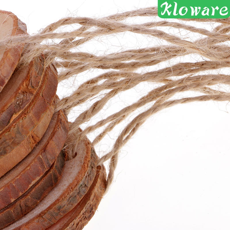 Set 10 Lát Gỗ Thông Hình Tròn Treo Trang Trí Thủ Công DIY