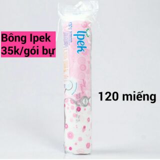 Bông tẩy trang ipek 120 miếng