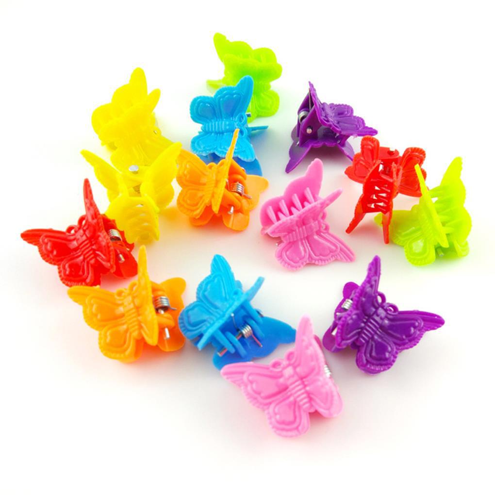 Set 100 Kẹp Tóc Càng Cua Nhiều Màu Dễ Thương Cho Bé Gái