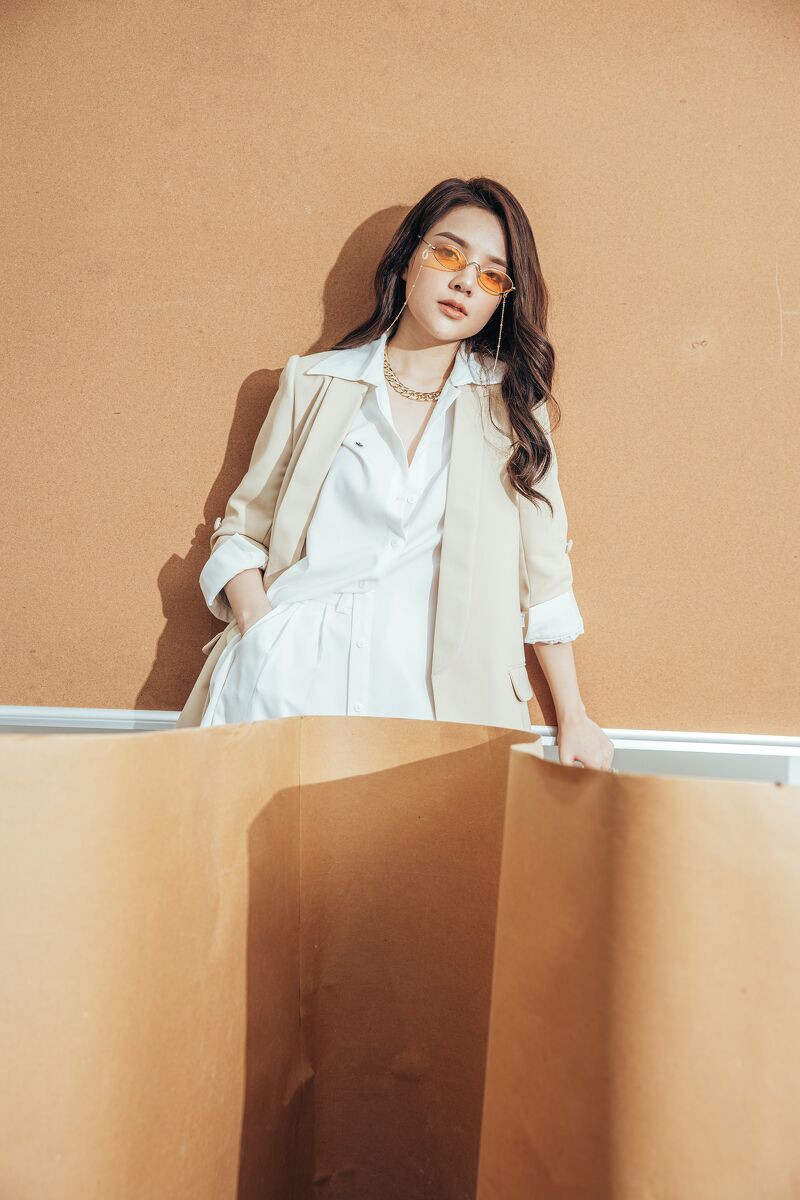 Áo blazer cá tay cổ kiểu CCHAT | BigBuy360 - bigbuy360.vn