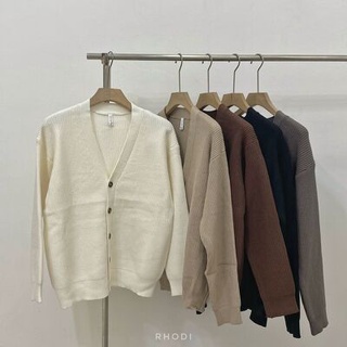 Áo len Cardigan nam Màu Trơn Basic Dáng Hàn Quốc 514