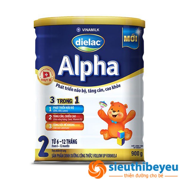 Sữa Dielac Alpha 1/2 900g