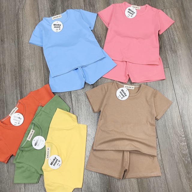 Bộ cotton Mink ymom siêu đáng yêu cho bé traibes gái - MINK