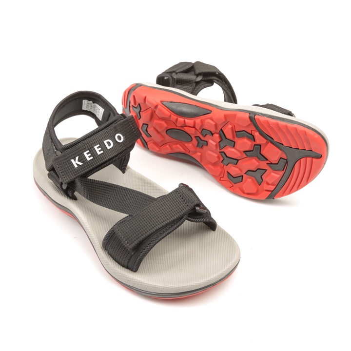 Giày sandal nam KEEDO KDS03-1 quai chéo đi chơi, đi học, du lịch