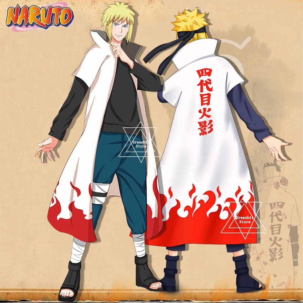 hoodie áo Áo khoác hóa trang thành nhân vật Hokage trong anime Naruto