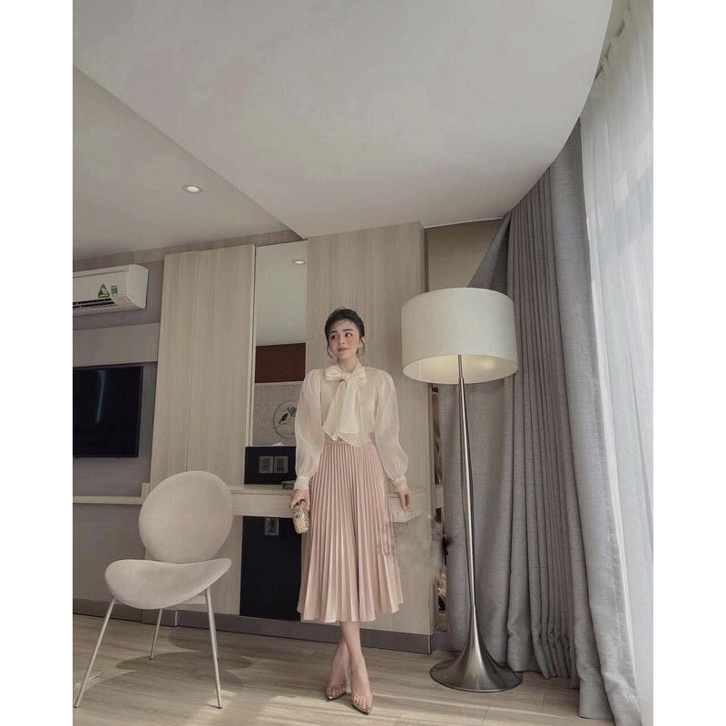 [Mã WASKT304 giảm 15% tối đa 30K đơn 99K] ÁO SƠ MI VOAN ÓNG CỔ NƠ NỮ CỰC HOT SM40 | BigBuy360 - bigbuy360.vn