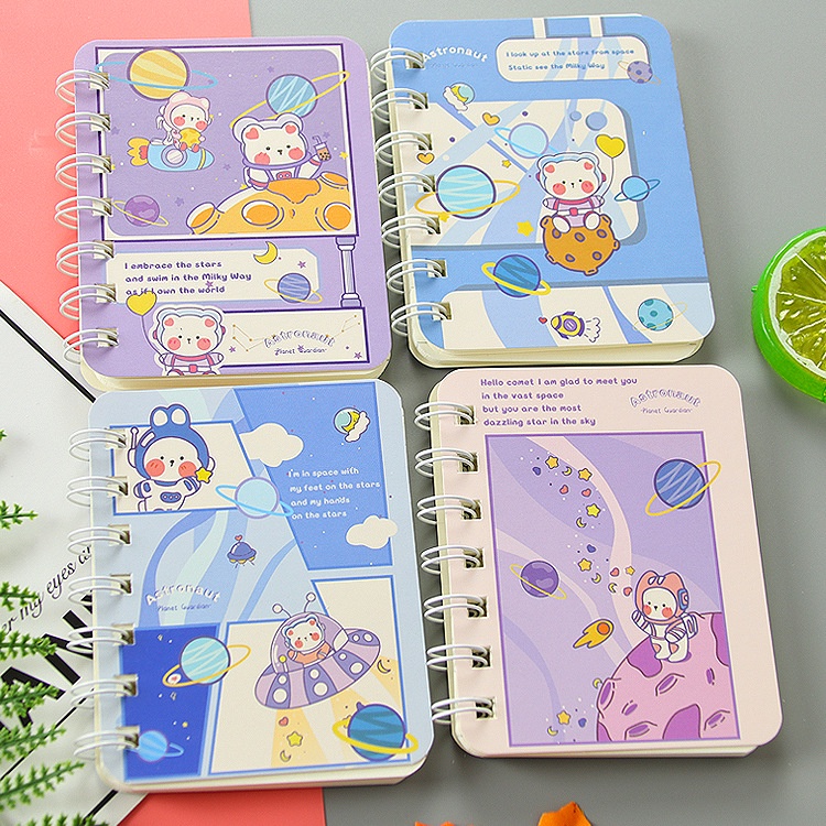 [V0051] Sổ tay A7 mini 80 trang hoạt hình nhiều mẫu December08.store
