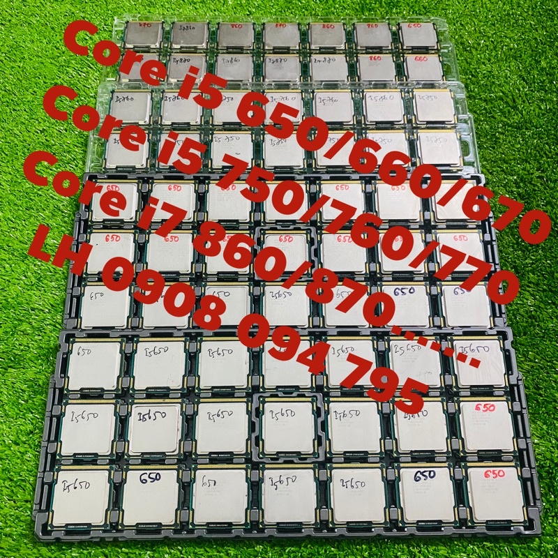 Cpu intel core i5 650,660,750,760,i7 860,870
