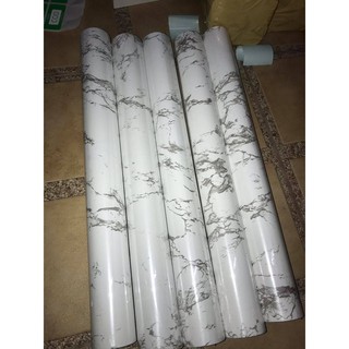 (tặng kèm dụng cụ) combo 10m giấy dán tường vân đá cẩm thạch