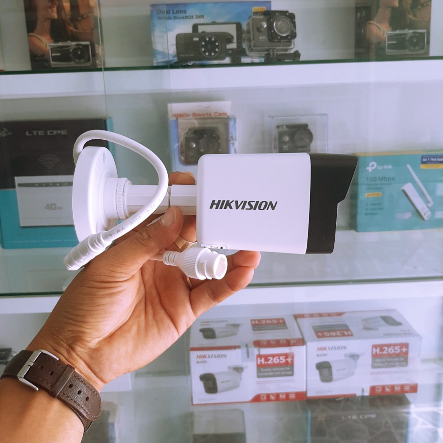 Camera giám sát Hikvision DS-2CD1023G0E-I bỏ mẫu thay thế qua DS-2CD1021G0-I POE Hàng chính hãng BH 2 Năm