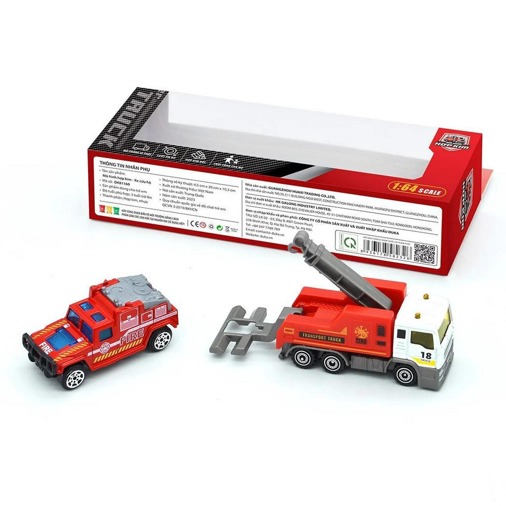 Đồ Chơi : Mô Hình Xe Hợp Kim - Xe Cứu Hộ DK81160