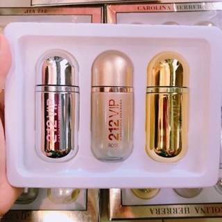 Set 3 chai nước hoa 212 vip minisize