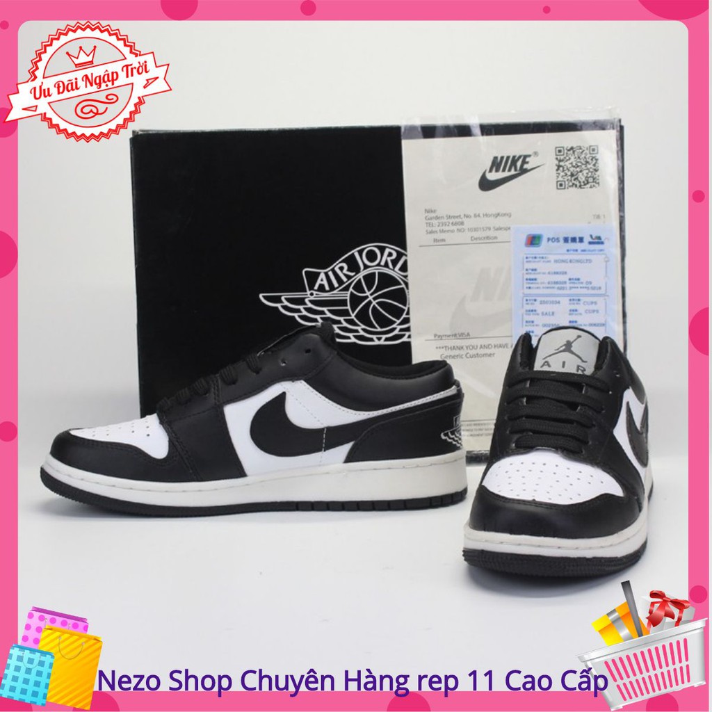 Giày JORDAN PANDA ✅FREESHIP✅ Giày air Jordan panda, giày jordan đen trắng, giày jd Cổ Thấp Hot trend 2021 - Nezo Shop
