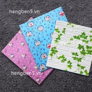|HOT!! Xốp dán tường in hình trẻ em ,HELLO KITTY , DOREMON , HOẠT HÌNH , CON VẬT - NỘI THẤT CHÍ LINH