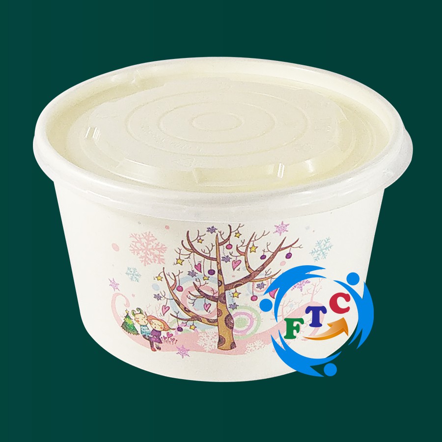 "CAO CẤP" TÔ GIẤY PO TRÁNG 2 LỚP FTC 850ml