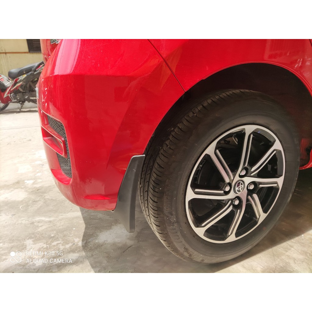 Bộ 4 chắn bùn xe Kia Morning 2012 đến 2015  - bộ 4 miếng kèm ốc vít - lắp đặt dễ dàng