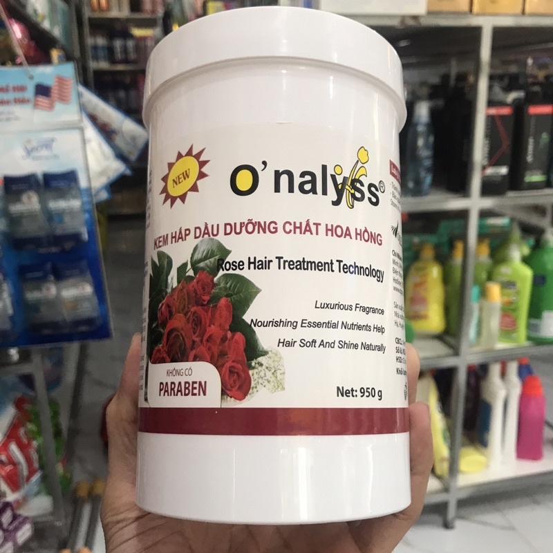 Kem hấp dầu O’nalyss hoa Hồng 950g