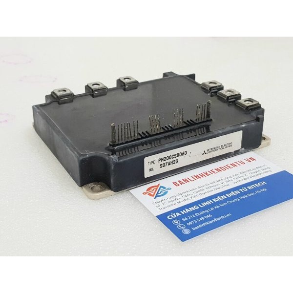 PM200CSD060 Module IGBT 3 Pha Mitsubishi 200A 600V (hàng tháo máy)