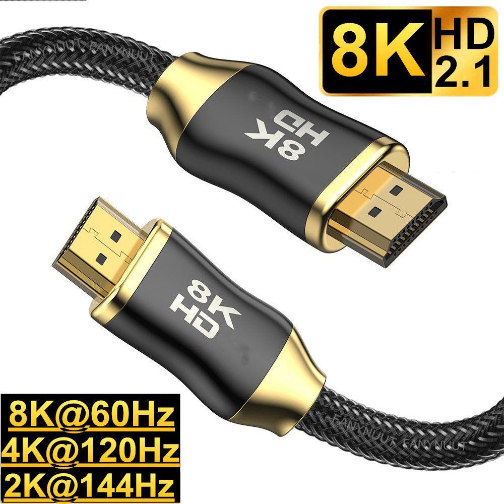 Dây Cáp HDMI Kỹ Thuật Số 48Gbps 1m / 1.5m / 3m / 5m Cho PS5 PS4