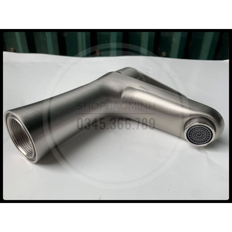 Vòi nóng lạnh inox 304 kèm dây cấp nóng lạnh
