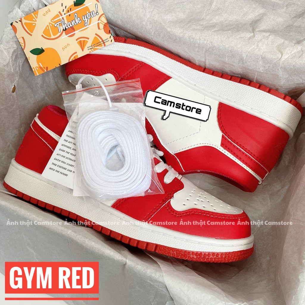 GIÀY SNEAKER NAM NỮ 1 LOW GYMRED WHITE