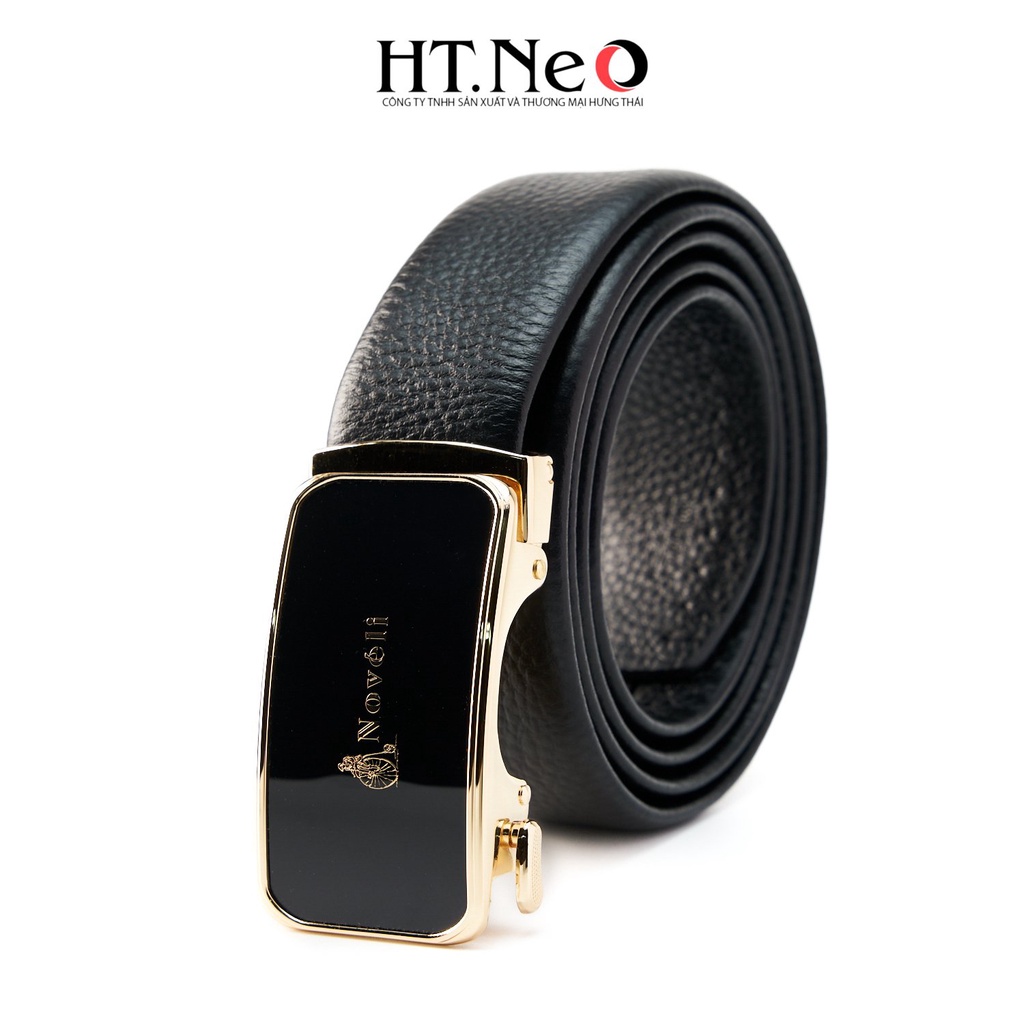 Dây lưng nam da HT.NEO da thật nguyên miếng siêu dẻo dai, thiết kế lịch thiệp nam tính DL06