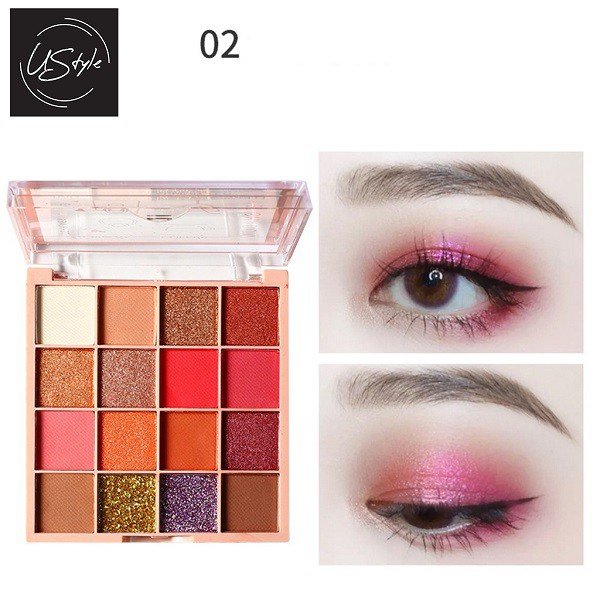 (Hàng Mới Về) Bảng Phấn Mắt Lameila 3043 16 Màu Sắc Hiệu Ứng Lì / Ánh Ngọc Trai Thời Trang | BigBuy360 - bigbuy360.vn