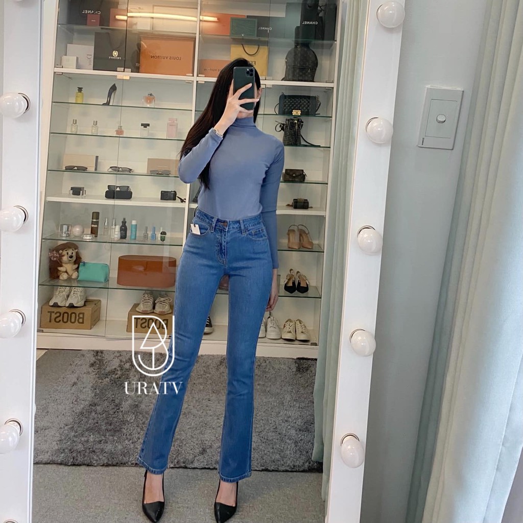 [FREESHIP - ẢNH THẬT] Quần LOE DÀI Jean co giãn trơn STRADl | BigBuy360 - bigbuy360.vn