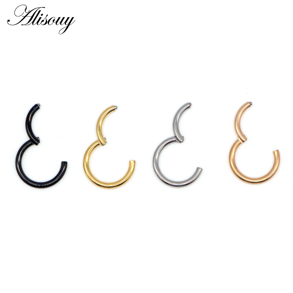 Khuyên Mũi / Môi / Tai / Mũi Bằng Thép Không Gỉ 6-12mm 16g