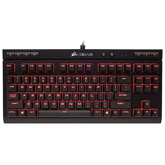 Bàn phím cơ máy tính chơi game có dây - Corsair K63 MX Red Switch - Hàng Chính Hãng