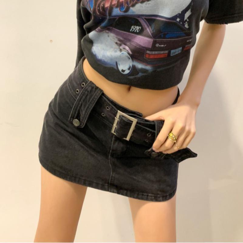 [MURIOKI] Chân váy jean Ngắn Chữ A Thời Trang 2022 Cho Bé Gái